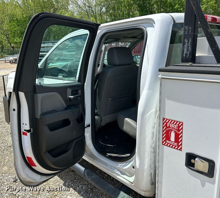 image for item EK8014 2017 Chevrolet Silverado 2500 LS Double Cab utility bed pickup truck