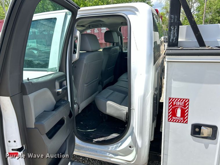 image for item EK8014 2017 Chevrolet Silverado 2500 LS Double Cab utility bed pickup truck