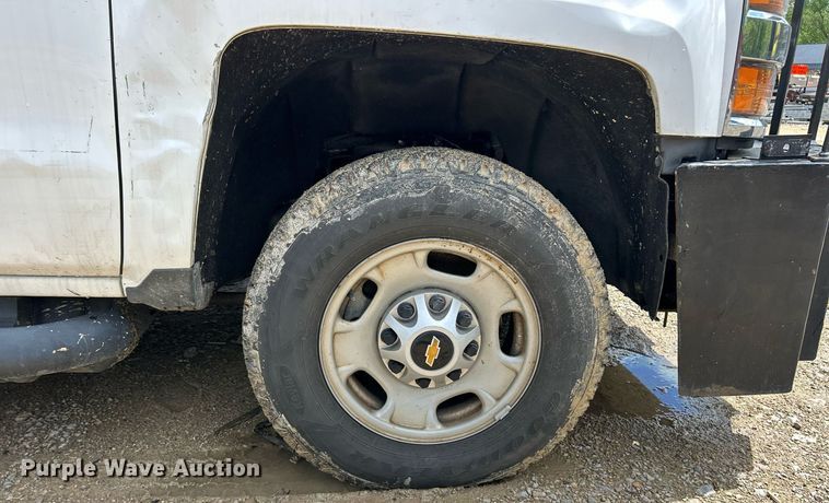 image for item EK8014 2017 Chevrolet Silverado 2500 LS Double Cab utility bed pickup truck