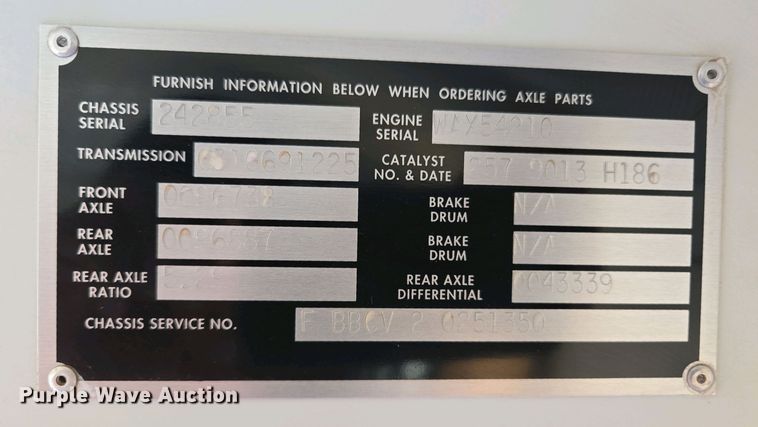 image for item EL2004 2007 Blue Bird school bus