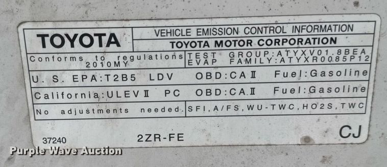 image for item EM3963 2010 Toyota Scion XD 