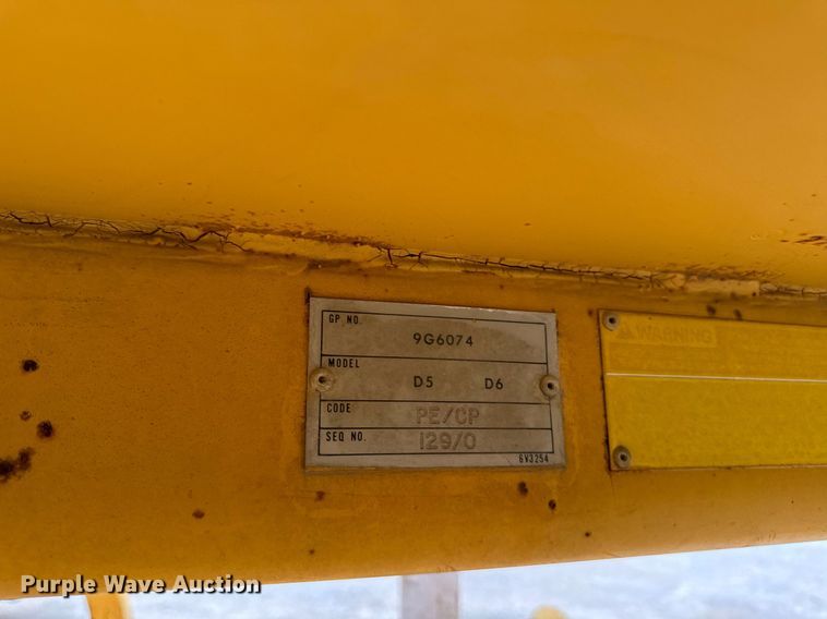 image for item EM3964 1985 Caterpillar D6D dozer