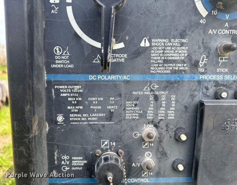 image for item EM3965 Miller Trailblazer 251 welder/generator