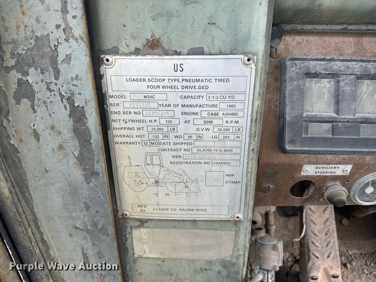 image for item EM3972 1980 Case MW24C wheel loader