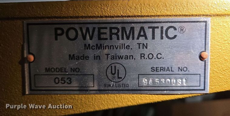 image for item EM7179 Powermatic  053 jointer 