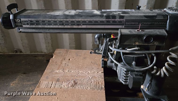 image for item EM7180 Craftsman  radial arm saw