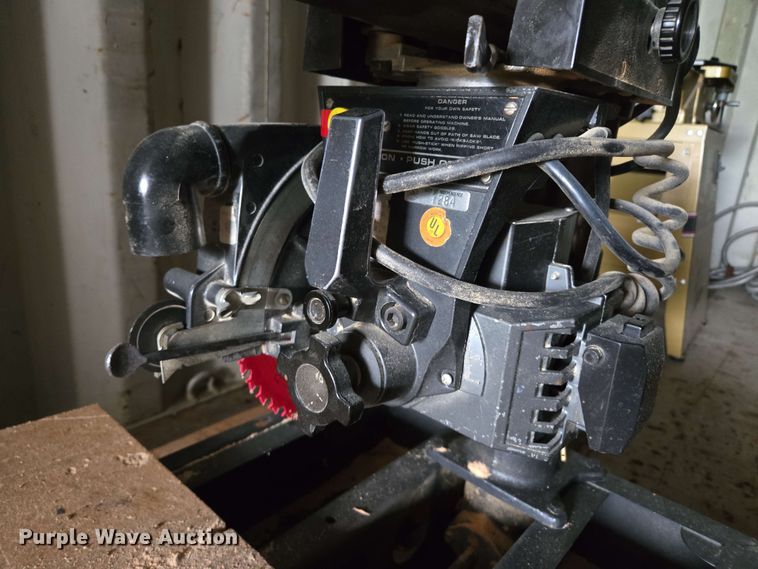 image for item EM7180 Craftsman  radial arm saw