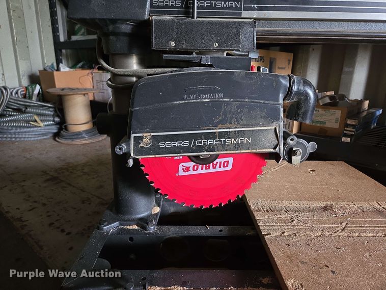 image for item EM7180 Craftsman  radial arm saw