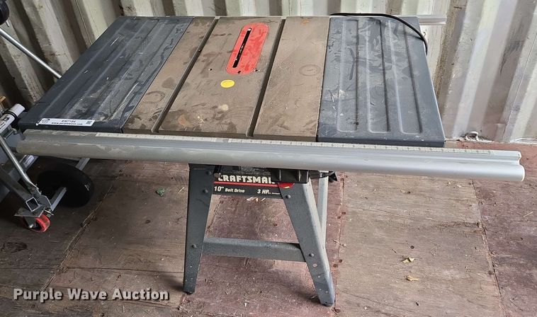 image for item EM7184 Craftsman  113 table saw 
