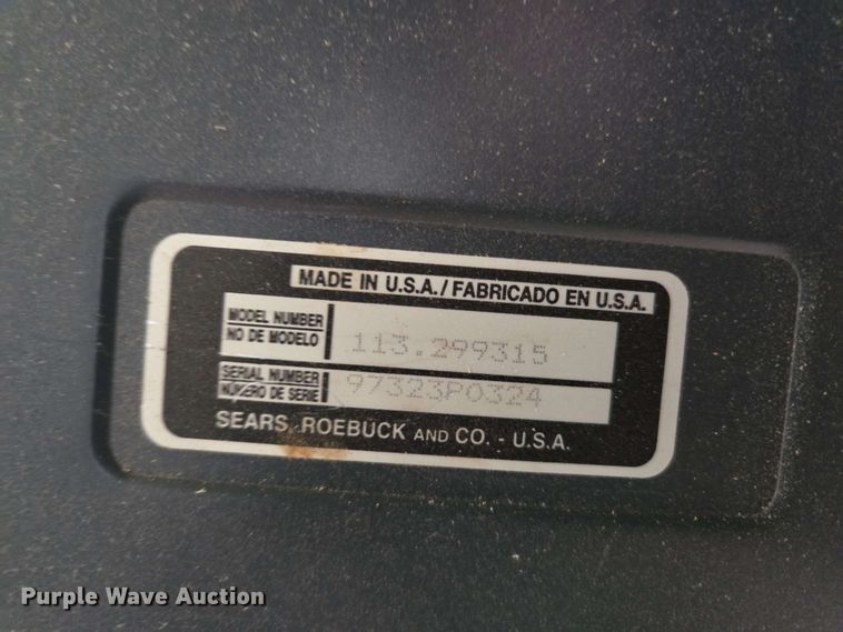 image for item EM7184 Craftsman  113 table saw 