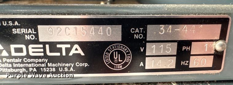 image for item EM7185 Delta  34-441 table saw 