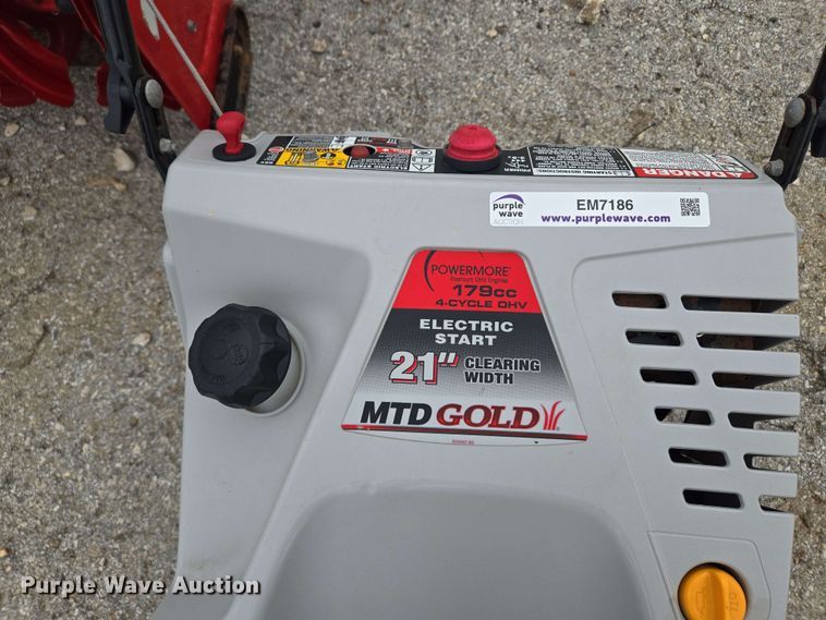 image for item EM7186 (2) snow blowers 