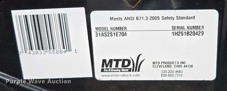 image for item EM7186 (2) snow blowers 