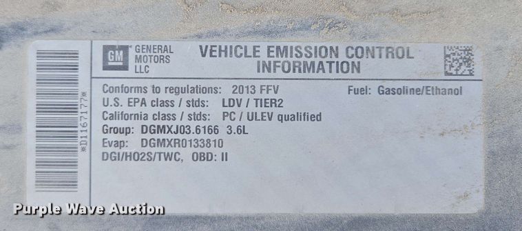 image for item EM7224 2013 Chevrolet  Impala  