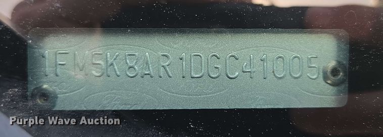 image for item EM7225 2013 Ford  Explorer Police Interceptor SUV