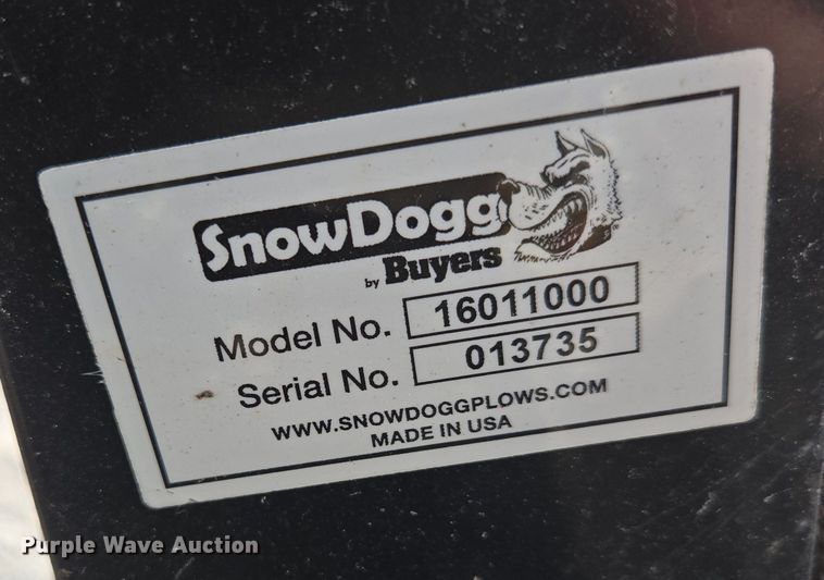 image for item EN3650 Buyers SnowDogg 16011000 snow plow