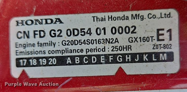 image for item EN3653 2018 LeeBoy 500 Tack Tank asphalt distributor trailer