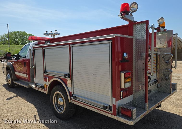 image for item EN8928 2005 Ford F550 Super Duty XL rescue pumper fire truck