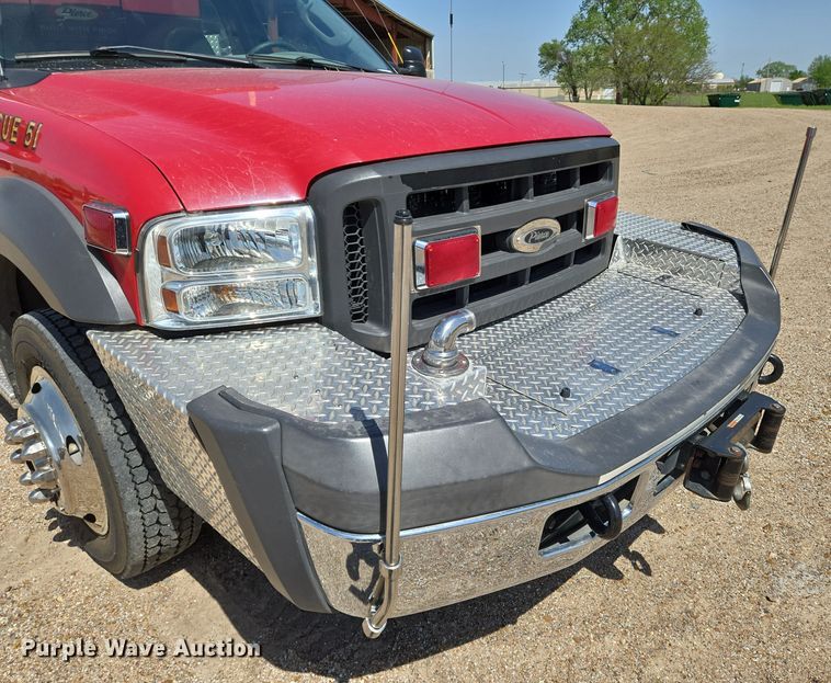 image for item EN8928 2005 Ford F550 Super Duty XL rescue pumper fire truck