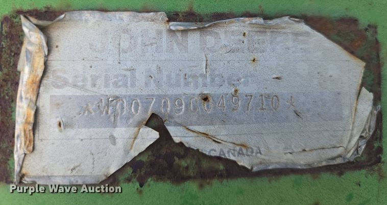 image for item EN8932 John Deere 709 rotary mower