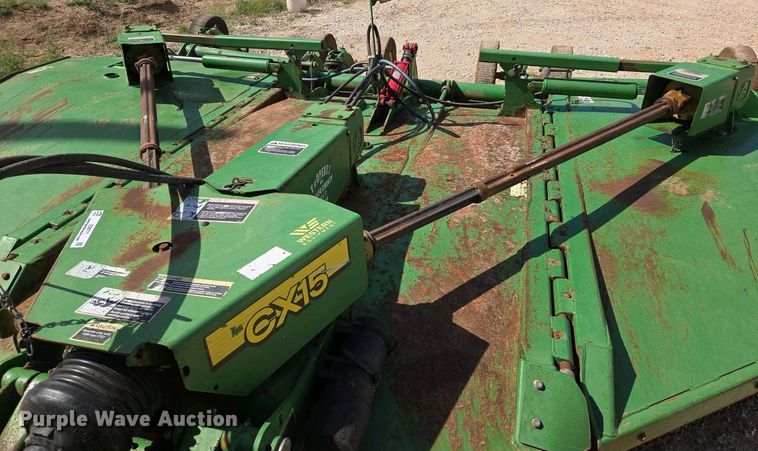 image for item EO0771 John Deere CX15 batwing rotary mower