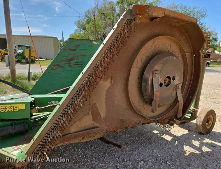 image for item EO0771 John Deere CX15 batwing rotary mower