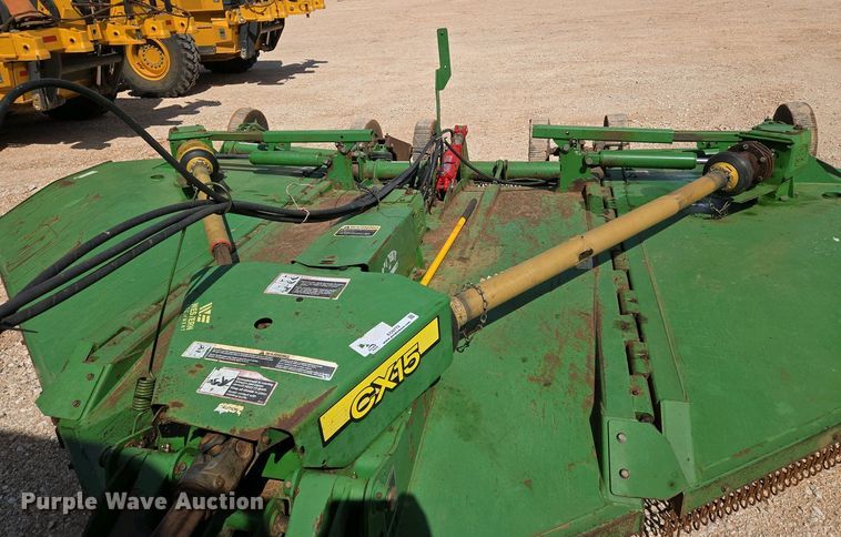 image for item EO0772 John Deere CX15 batwing rotary mower