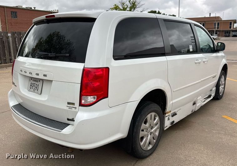 image for item EQ1451 2014 Dodge Grand Caravan handicap accessible van