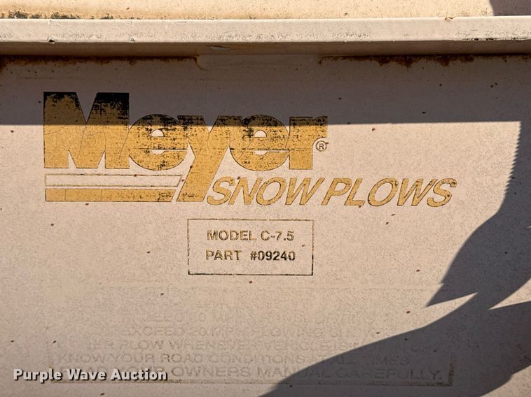 image for item MN9934 Meyer C75 91