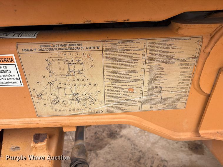 image for item ND9701 2011 Case 580 Super N backhoe