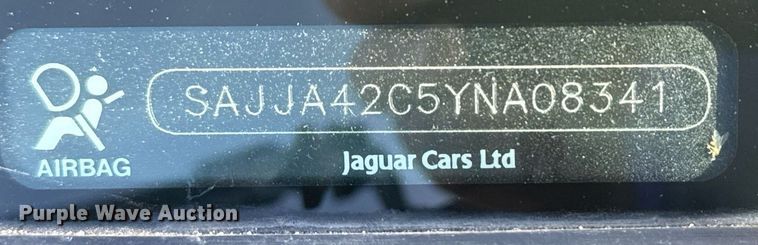 image for item NO9645 2000 Jaguar XK8 convertible