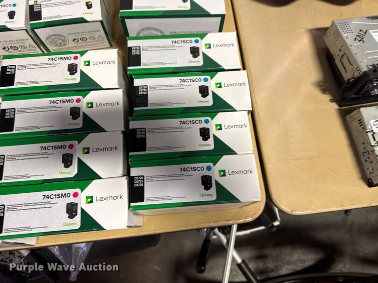 image for item NO9741 Approximately 62 Lexmark toner cartridges