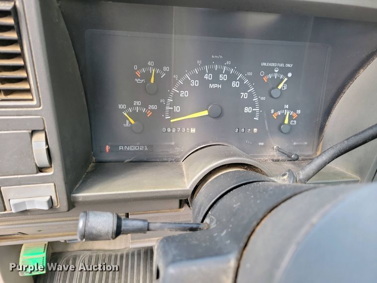 image for item NV9789 1994 Chevrolet C2500 utility bed pickup truck