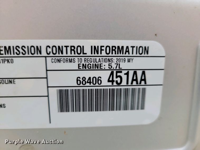 image for item NV9798 2019 Dodge Charger Police 