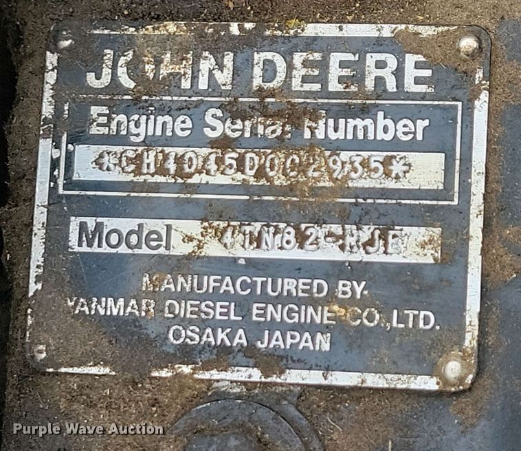 image for item NV9805 John Deere 3325 reel mower