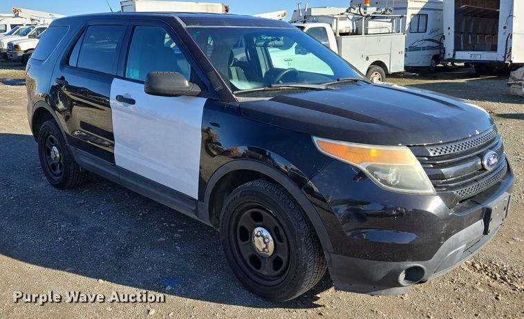 image for item YA0319 2013 Ford  Explorer Police Interceptor SUV