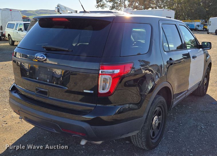 image for item YA0319 2013 Ford  Explorer Police Interceptor SUV