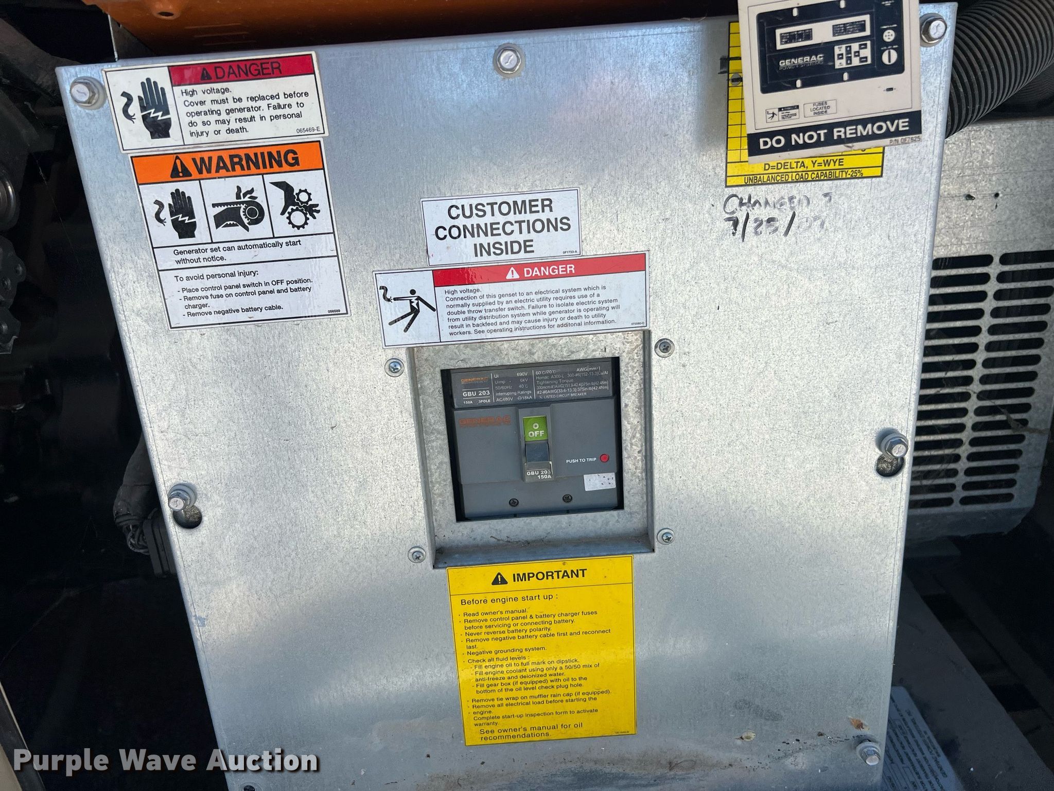 NATIONAL　TV SERVICE GENERATOR 848A EZ GENERATOR SWITCH - UL/CSA Approved Manual Transfer Switch