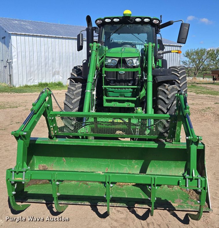 image for item DE2179 2017 John Deere 6175R MFWD tractor