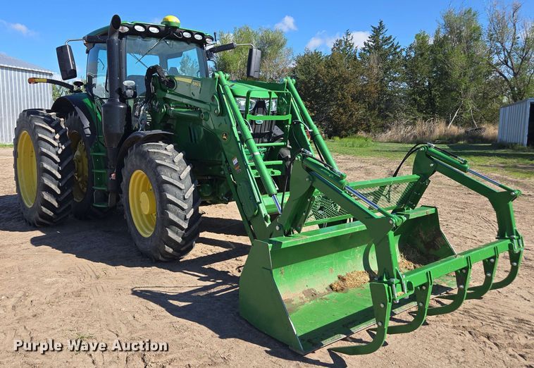 image for item DE2179 2017 John Deere 6175R MFWD tractor