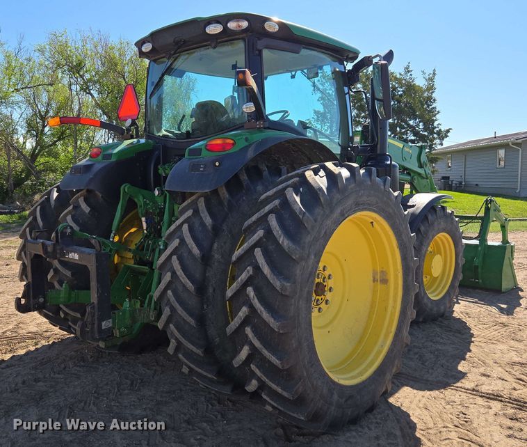 image for item DE2179 2017 John Deere 6175R MFWD tractor