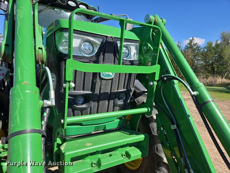 image for item DE2179 2017 John Deere 6175R MFWD tractor