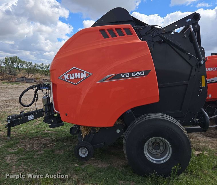 image for item DE2181 2020 Kuhn VB560 TWINCHARGE round baler