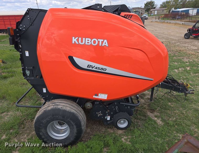 image for item DE2182 2020 Kubota BV4580 round baler