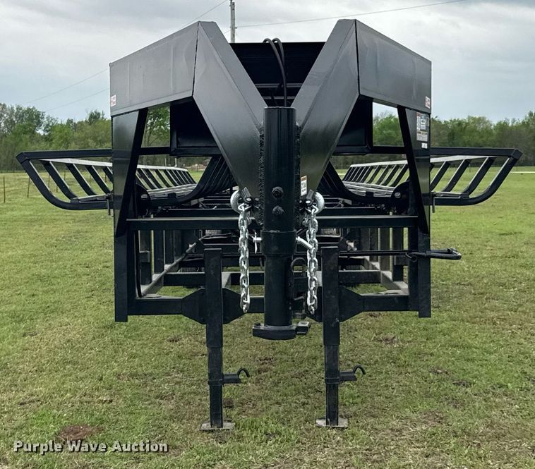 image for item DO0896 Rancho Viejo HRM240 hay bale trailer