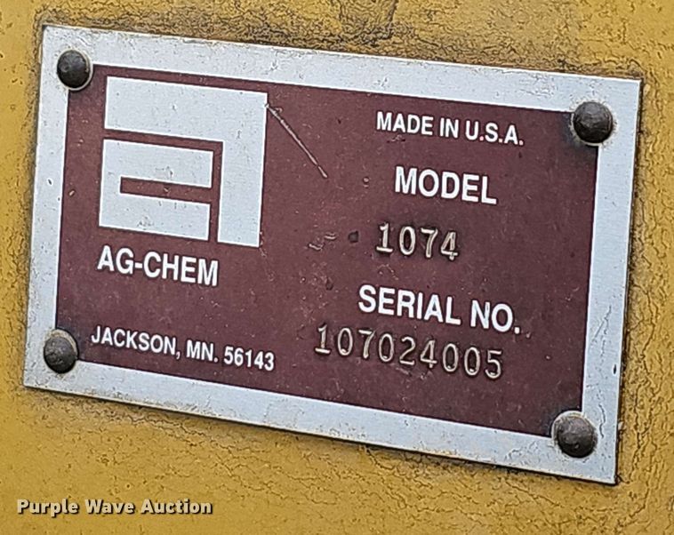 image for item DO7929 2005 RoGator 1074 sprayer