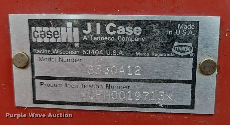 image for item DO7930 1988 Case IH 8530A12 small square baler