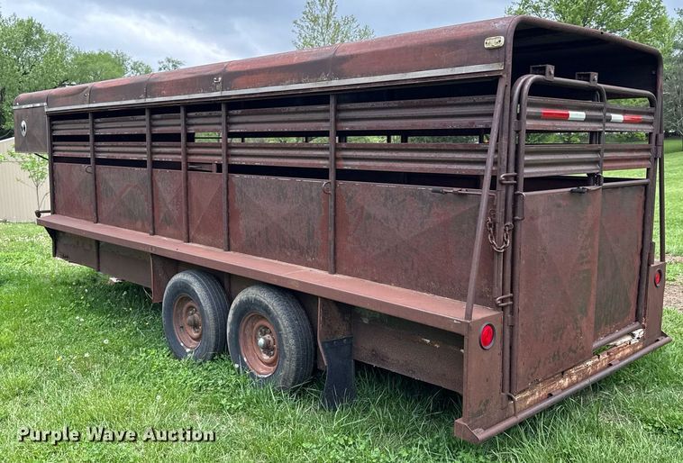 image for item DS4274 1979 Coose livestock trailer