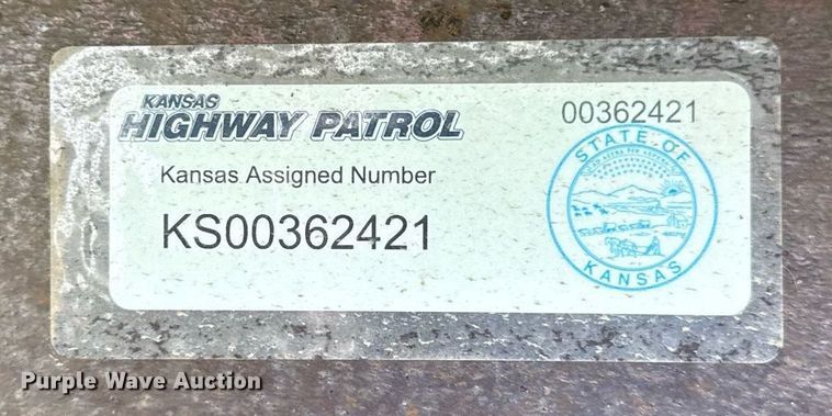 image for item DS4274 1979 Coose livestock trailer