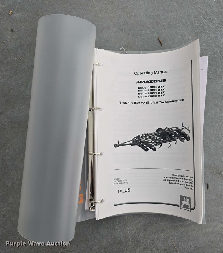 image for item DT6829 2021 Amazone Ceus 6000-2TX mulch finisher